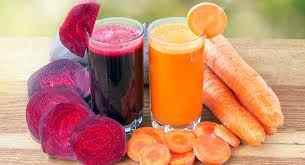 Beetroot and Carrot Juice. Remedies for anemia